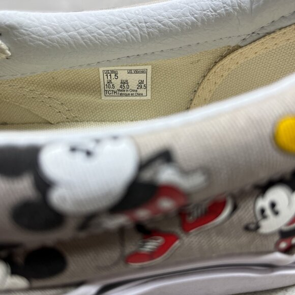 Vans Disney Mickey Mouse Classic Slip On Sneakers - Men's Size 11.5 - Picture 10 of 10